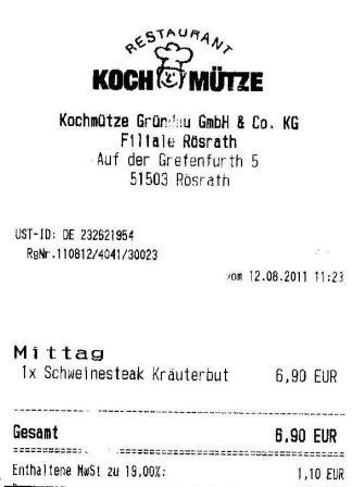 uefi Höffner Kochmütze Restaurant