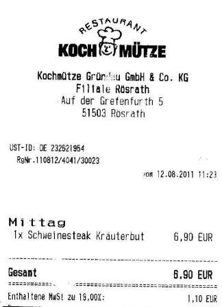 uefi Hffner Kochmtze Restaurant